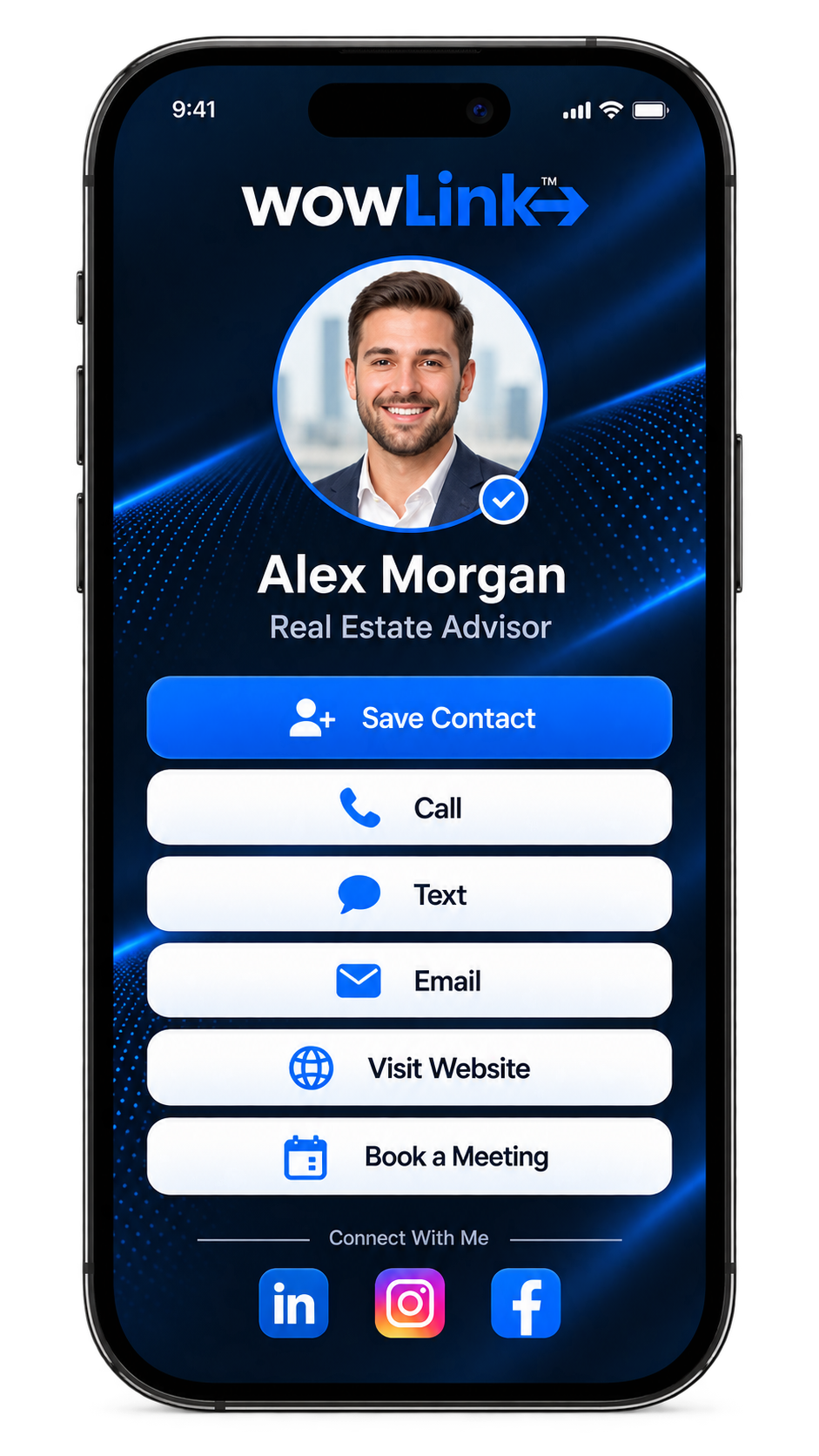 Live MyWowLink demo phone preview