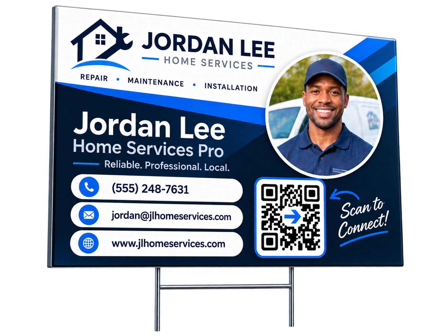 Yard sign sample